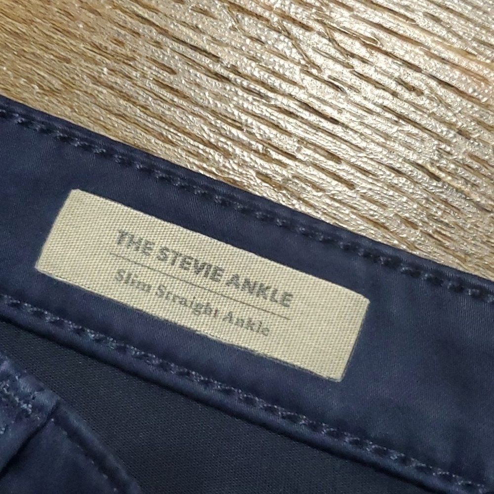 Ag Adriano goldschmied Stevie ankle slim straight dark blue - Picture 3 of 8